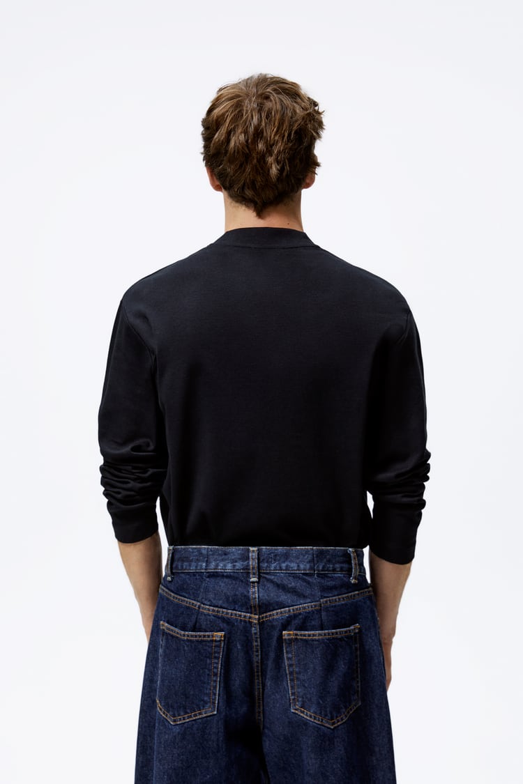 RIB NECK T-SHIRT - Image 3